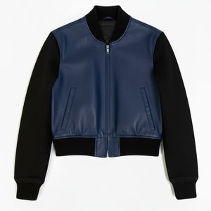 Custom Canvas Varsity <b>Jacket</b> <b>Men's</b> Letterman Style Streetwear Hooded Stand <b>Lightweight</b> Comfortable Casual Wear Zipper Closure - Product Image 1