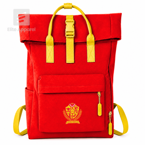 Sac à dos décontracté personnalisé de la sororité nationale Phi Delta Kappa, grande capacité, avec doublure en polyester pour femme - Product Image 1