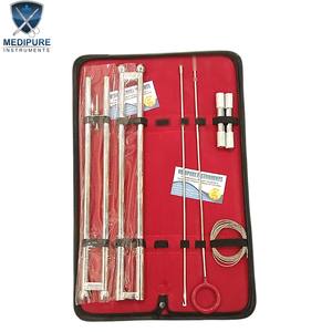 Meilleur ensemble de fétotomes vétérinaires en acier inoxydable, scie à fil OB, conception démontable, pour accouchements difficiles et dystocie - Product Image 1