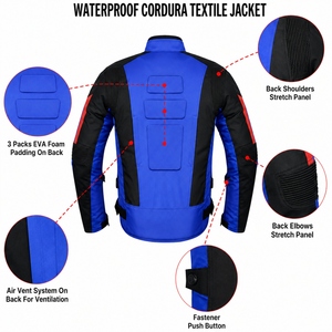 Chaqueta de Motociclismo Personalizada con Certificación CE, Impermeable, para Aventuras, Reflectante, Equipo de Protección para Motociclistas - Product Image 3