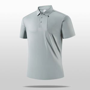 Camiseta Polo Deportiva de Manga Corta con Bolsillo y Tacto Refrescante, Personalizable con Bordado, Tejido de Punto, Secado Rápido, para Hombre, Venta al Por Mayor - Product Image 2