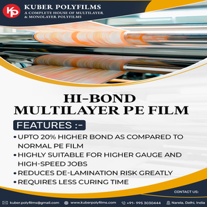 Película de PE tratada con corona de ambos lados Alta adherencia para impresión y laminación - Product Image 2