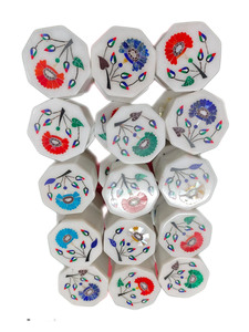 Handcrafted High Quality <b>AGATE</b> Inlay Circular Box Lid Traditional Antique Carved Engraved Design Souvenir Stone <b>Coaster</b> Delhi - Product Image 2