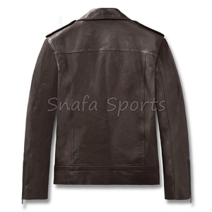 OEM Factory Customized Cheap <b>Smart</b> Casual Men Leather <b>Jackets</b> For Sale In Wholesale Price Leather <b>Jacket</b> - Product Image 2