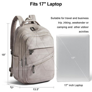 Durable Material Custom Made Leather <b>Backpacks</b> Solid Color For Daily Comfort Leather <b>Backpacks</b> - Product Image 3