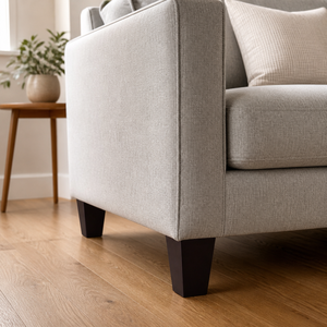 Pied de meuble trapézoïdal en bois massif, design minimaliste, base de table de canapé robuste, pied de canapé en bois massif - Product Image 4