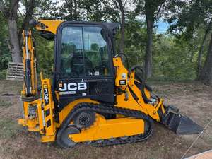 Chargeuse-pelleteuse compacte sur chenilles d'occasion JCB 1CXT, moteur diesel Perkins, norme EPA, godet, faible nombre d'heures, chenilles en caoutchouc, moteur PLC, terrain souple - Product Image 3