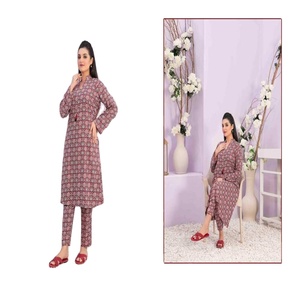 Trajes de ropa casual Trajes de 2 piezas de alta calidad más vendidos de lino con estampado digital Salwar y kameez por la marca asiática Tawakkal - Product Image 1