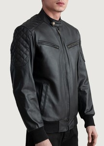 Dernier style, best-seller, vestes en cuir pour hommes à col montant, fabriquées au Pakistan, prix de gros, faible MOQ - Product Image 6