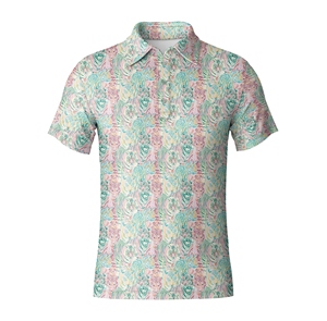 Camiseta de Golf Profesional Personalizada para Hombre, de Alta Calidad, Poliéster y Spandex, Transpirable y de Secado Rápido - Product Image 4