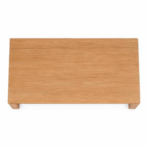 Mesa de Comedor Rectangular Moderna de Madera de Teca Sólida, Impermeable, con Alerón Abierto en las Esquinas |   Estilo belga contemporáneo para apartamentos y hoteles - Product Image 4
