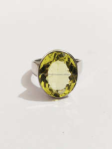 แหวนทำมือ925แหวนเงินแหวนควอทซ์แหวนผู้หญิงแหวน Boho พลอยแหวนผู้หญิงทำในอินเดีย - Product Image 5