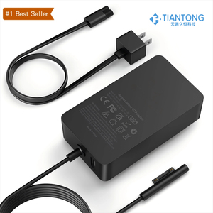 Chargeur 65W <span class=keywords><strong>pour</strong></span> <span class=keywords><strong>Surface</strong></span> <span class=keywords><strong>Pro</strong></span> Laptop Book Go Studio <span class=keywords><strong>Dock</strong></span> 15V 4A USB C Charge rapide Connecteur magnétique Fournisseur OEM - Product Image 1