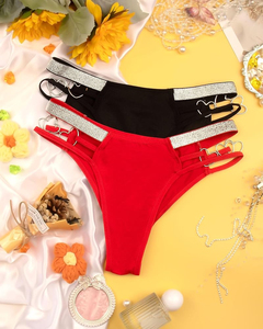 Ropa Interior de Algodón 100% Tejida para Mujer, Cómoda, Ecológica y Transpirable, Estilo Hipster de Alta Elasticidad, Venta al Por Mayor - Product Image 5