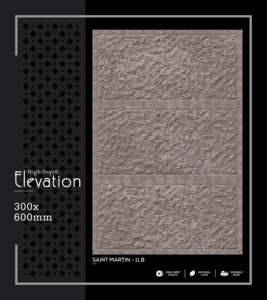 Elegante Azulejo de Porcelana de Alta Profundidad para Pared, 300x600mm, 30x60cm, 12x24, Acabado Mate, Estructura Perforada, Azulejo Decorativo para Revestimiento de Paredes - Product Image 2