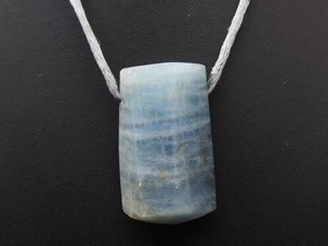 Colgante de aguamarina tallada lateralmente - Gema natural - Pulido liso - Forma elegante - Piedra suelta hecha a mano - PMEGEMSBEADS CJ1-35-40MM - Product Image 2