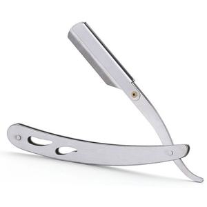 Professional Barber Manual Shaving <b>Straight</b> <b>Razor</b> | Folding Stainless Steel <b>Straight</b> Edge <b>Razor</b> Plastic Handle for Men-RSI Brand - Product Image 1