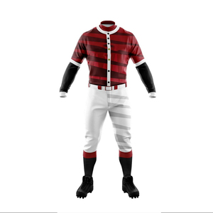 Oem Striped Team Baseball Jersey Men Shirt Custom Print Baseball Uniform Sublimation Baseball Jersey for Sale Cheap Price - Product Image 2