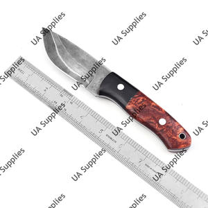 Cuchillo Sanmai de Acero con Hoja Fija de Punta Caída y Borde Biselado, Mango de Resina, Ligero, Multifuncional, para Camping, Caza y Rescate al Aire Libre -8 - Product Image 4