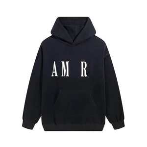 Sudaderas con Capucha de Algodón de Alta Calidad, Sudaderas con Capucha de Forro Polar Grueso, Marca Famosa Amiry, Sudadera con Capucha de Algodón Extra Grande Personalizada para Hombre - Product Image 1