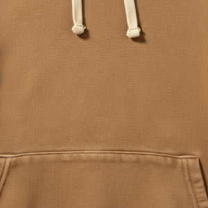 Sweat à capuche décontracté en molleton bouclette pour homme, coupe classique, avec poches, couleur unie, en coton - Product Image 2
