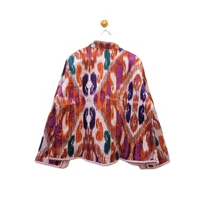 Eket Print Summer Cotton Quilted <b>Jacket</b> Women Clothing Indian Kantha <b>Jacket</b> Cotton Quilted Coat Boho <b>Hippie</b> Bohemian style - Product Image 6