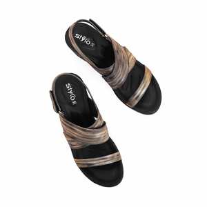 Outil de tournage de sandale formelle noire de haute qualité PU0282 - Product Image 1