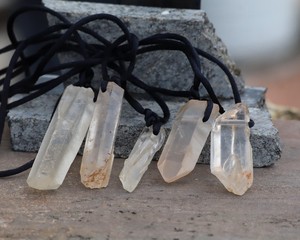Clear Quartz Crystal Pendant <b>Necklace</b> Gold Silver Plated Chain Healing Protection Energy Stone Jewelry Gift - Product Image 3
