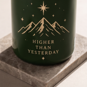 Wholesale Retro Style Iron Enamel <b>Coffee</b> <b>Mug</b> Camping Teacup Featuring Mountain Starry Night Quote Design <b>Portable</b> Lightweight - Product Image 4