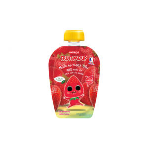 เครื่องดื่มสตรอเบอรี่90กรัมสำหรับเด็กถุงน้ำเยลลี่ผลไม้มีสตรอเบอรี่ - Product Image 1