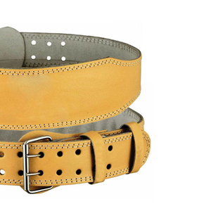 Ceinture de musculation en cuir véritable avec levier, personnalisable avec logo, équipement de musculation, ceinture à levier - Product Image 5