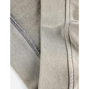 Sudadera con Capucha y Cremallera para Hombre, Talla Grande, Color Sólido, con Bolsillo, Informal, 100% Algodón, Felpa Francesa, para Otoño - Product Image 5