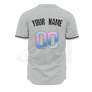 Camiseta de Béisbol Personalizada OEM, Uniforme Deportivo Transpirable con Botones para Equipos y Entrenamiento, Camiseta de Béisbol Premium para Hombre - Product Image 2