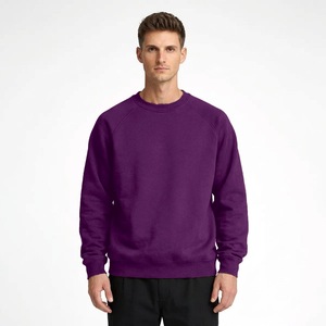 Sweat-shirt pour homme coupe classique, impression en relief personnalisée, molleton de coton, col rond, streetwear, pull-over, fabricant - Product Image 1