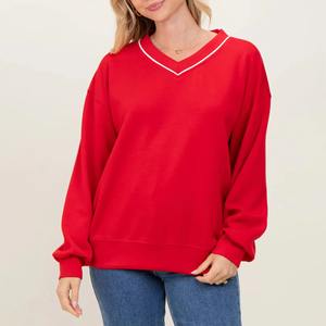 Sudadera con Capucha para Hombre, Cuello en V, de Forro Polar No Tejido, Resistente al Viento, Ecológica, de Algodón, con Logotipo Bordado en la Parte Delantera, de Secado Rápido y Transpirable, Venta al Por Mayor - Product Image 3