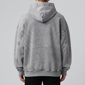 Urban Bolstr Industry Men <b>Oversized</b> Brushed <b>Fleece</b> Breathable Eco-Friendly Streetwear Pullover Pocket Clean Studio <b>Hoodie</b> - Product Image 6