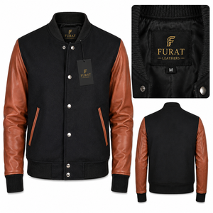 Blouson Biker OEM Hiver en Daim Gris Damian pour Homme – Col Montant Décontracté, Fermeture Éclair, Coupe-Vent, Respirant, Écologique, Séchage Rapide - Product Image 1