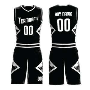 Uniformes de Baloncesto Personalizados al por Mayor, Camiseta y Pantalones Cortos de Secado Rápido, Sublimados - Product Image 4