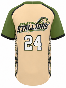 ชุดเบสบอล/ซอฟต์บอลแบบสั่งทำพิเศษ ไซส์พลัส SALSTAR SPORTS พิมพ์ลายแบบ Sublimation สายปรับได้ แห้งเร็ว ระบายอากาศได้ดี 100% สำหรับทุกเพศ - Product Image 2