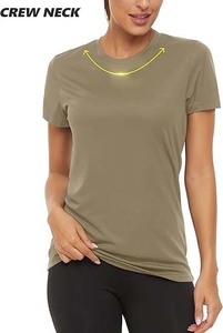 Camiseta de mujer, corte holgado, camiseta oversize de algodón, top ajustado para mujer, camiseta con diseño gráfico, camiseta lisa informal, top de moda de verano - Product Image 3