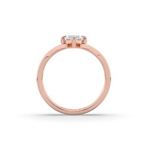 Bague de Fiançailles Légère en Or 14K avec Diamant de Laboratoire 1,08 Carat Taille Marquise Style Unique pour Femme - Vente en Gros Direct Usine - Product Image 3