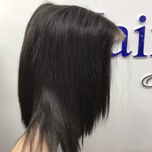 Peluca de cabello humano vietnamita virgen alineada con cutícula caliente sin procesar 100% Peluca de encaje completo onda profunda onda Natural transparente - Product Image 6