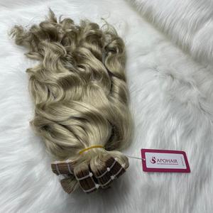 Extensions de cheveux humains ondulés naturels 3M Adhésifs Bande de cheveux humains à vagues profondes lâches - Product Image 2