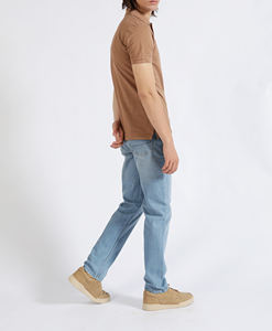 เสื้อโปโลผู้ชายกันแดดเนื้อผ้านุ่มสบาย ทรงเข้ารูป ติดกระดุม ดีไซน์หรูหรา - Product Image 5