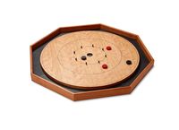 Jeu de crokinole de luxe fait main en bois, design moderne et écologique, plateau carré, idéal pour un cadeau de maison ou de mariage |   Supérieur