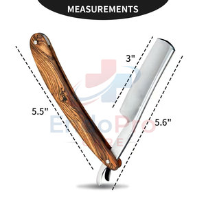 Rasoir de barbier le plus vendu, qualité supérieure, lame tranchante, pour usage en salon - Product Image 4