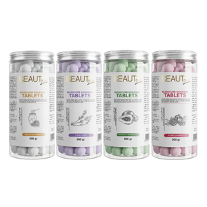 Tabletas de Sal para Pediluvio Beauty Palm, Aroma Lavanda Oceánica, Sin Sulfatos, 550 Gramos, Exfoliante para Eliminar Piel Muerta, Venta al Por Mayor - Product Image 1