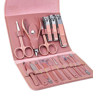 Salon Quality Manicure Pedicure Set Stainless Steel Nail Care Tools Kit for Professional Beauty Grooming and Personal Use - Product Image 1