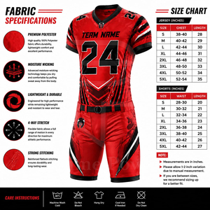 Conjunto de Uniforme de Fútbol Americano Personalizado, Jersey Sublimado de Media Manga y Pantalones, Transpirable, de Secado Rápido, Ecológico, para Entrenamiento y Competencia - Product Image 6
