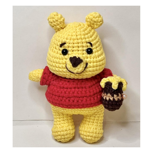 Muñecos de ganchillo de oveja Amigurumi, de lana, con vestido verde, mochila, juguete de peluche de moda de dibujos animados, forma 3D, suave, con llavero de mosquetón en relieve - Product Image 2
